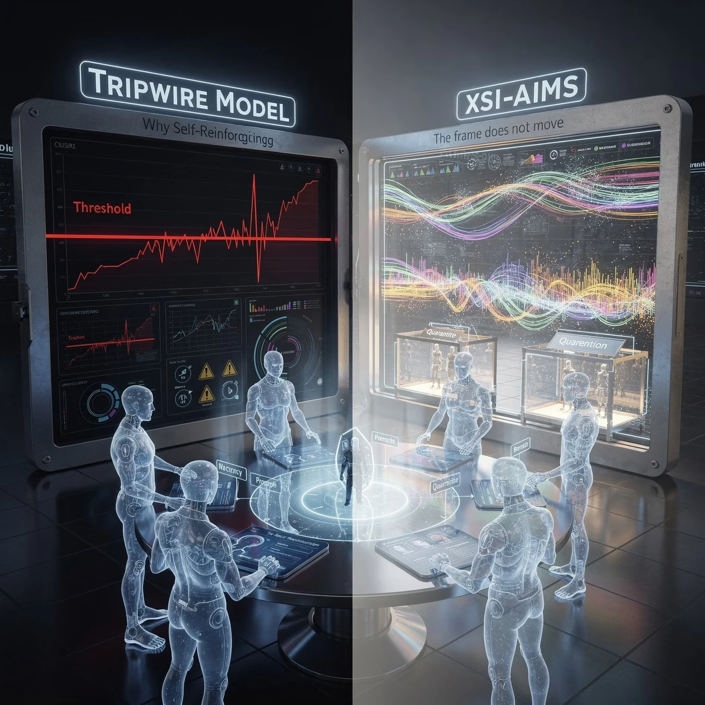 Comparison of tripwire detection and governed realignment
